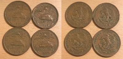 20 Centavos 1960,1966,1969,1970 (Mexiko)