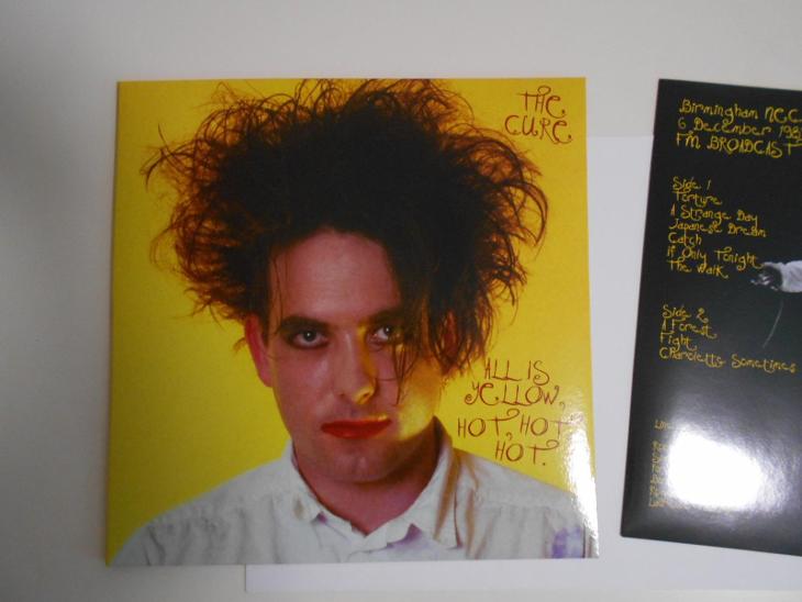 THE CURE - ALL IS YELLOW, HOT, HOT, HOT - LIVE - 1987 ! GREEN VINYL !