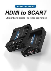 Redukcia - prevodník - adaptér - HDMI na SCART
