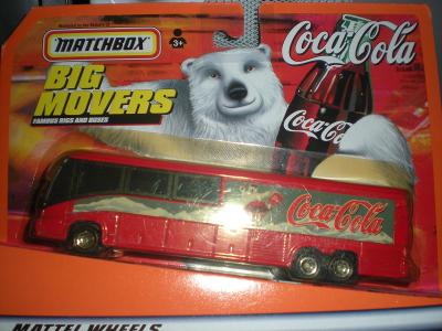 Matchbox BigMovers Bus Coca-Cola  r.1998 Nerozbaleno!!