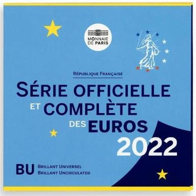 euro sada Francie 2022 BU - nový motiv