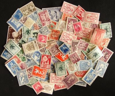 Sbírka známek Belgie vše 1945 - 60, mnoho starých a **/*!