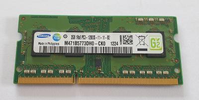 Paměť RAM do NB Samsung M471B5773DH0-CK0 2GB 1600Mhz DDR3