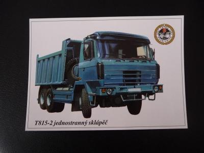 Tatra 815 II sklápěč pohlednice
