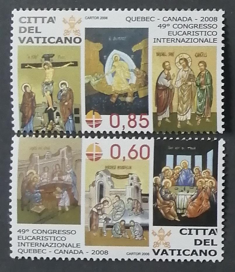 Vatikán 2008 3,5€  Eucharistický kongres Quebec - Známky