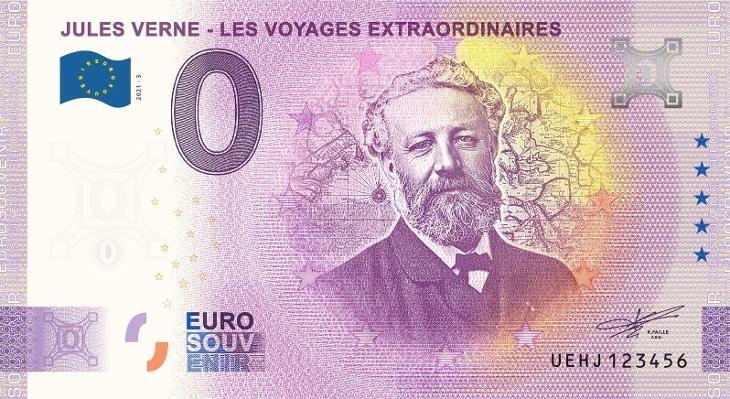 0 euro JULES VERNE Anniversary jen 1000ks - Sběratelství