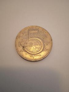 Mince 5 Kč 1968