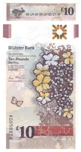 Severné Írsko (Ulster Bank) 10 Pounds 2018 (2019) UNC