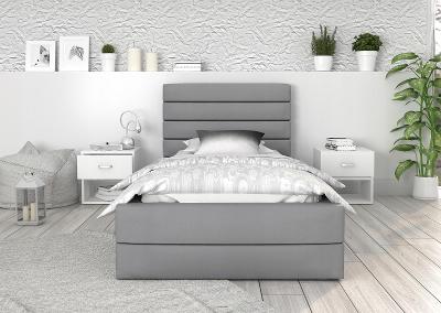 Čalouněná postel 120x200 s roštem matrace TOPAZ
