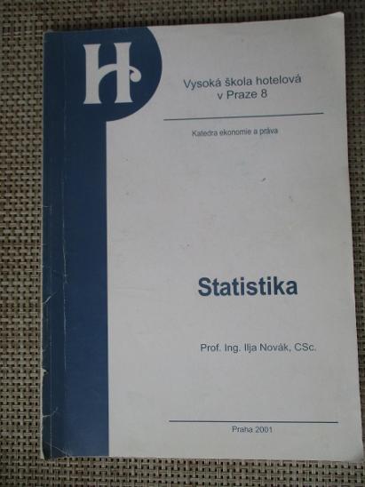 Novák Ilja - Statistika (1. vydání) - Učebnice