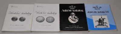 Katalogy aukcí starožitností v Brně na Stadionu, roky 1987-1990