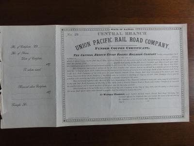 UNION PACIFIC RAILROAD COMPANY, Funded Coupon Certificate, r. 187x