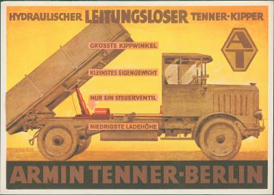 3B43 Reklama Armin Tenner Berlín - výroba nákladních aut