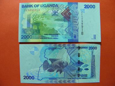 2.000 Shillings 2019 Uganda - P50 - UNC - /R53/
