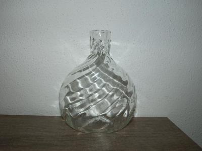 stará likérová lahev placatka snapsflasche
