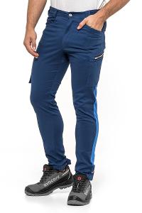 Pracovní kalhoty Slim Stretch modré vel. 48