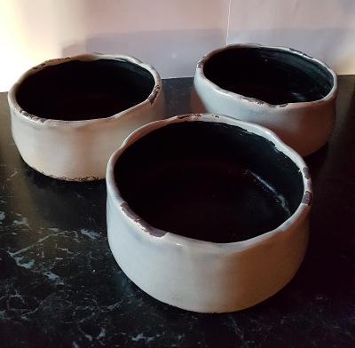 keramické misky sada 3 kusů