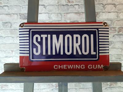 Smaltovaná cedule: STIMOROL Chewing Gum
