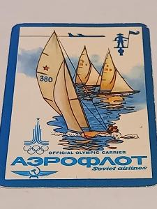 H - Kartičkové kalendáříky - 1980 - olympijské hry, propaganda KUP TEĎ