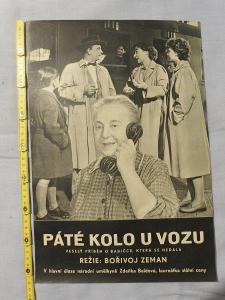 Starý filmový plakát - film - PÁTÉ KOLO U VOZU