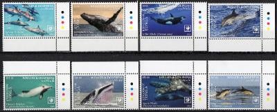 Tonga-Velryby a delfíni 2020**  Mi.2303-2306+2315-2318 / 160 €