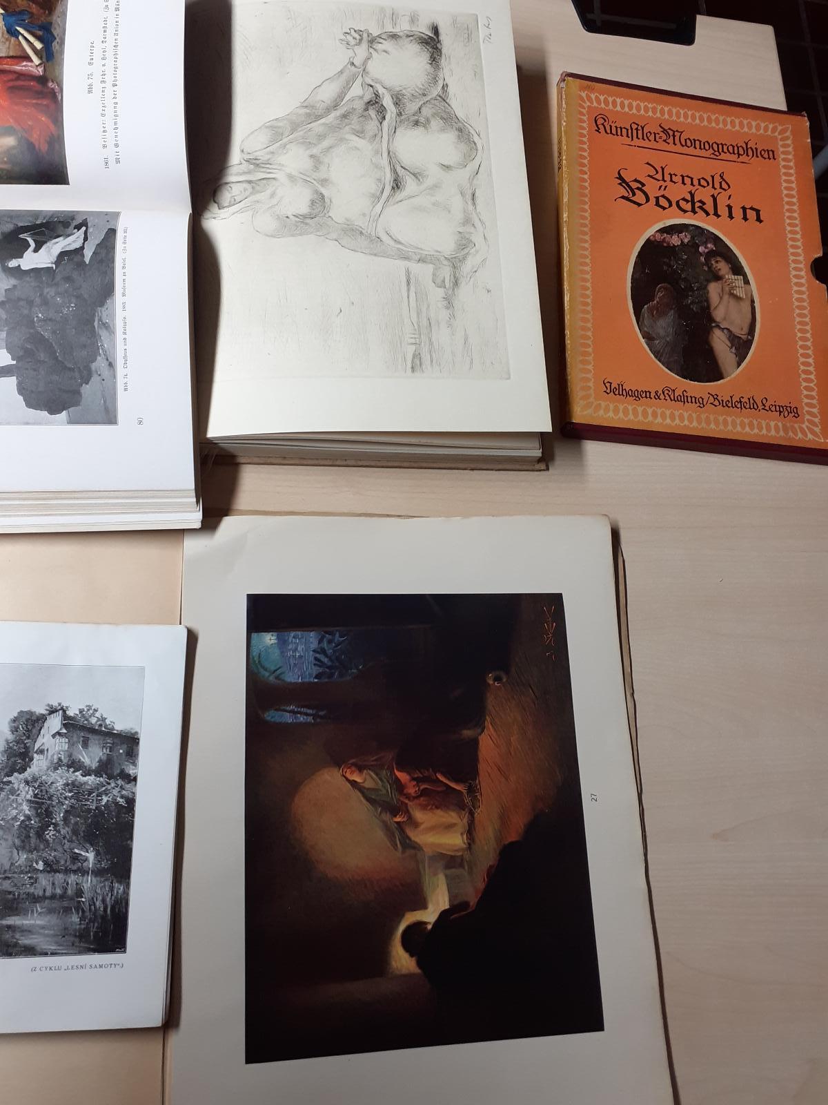 Obrazové publikace malířů 19. a 20. stol. (vyd. cca 1920-1940) - Starožitnosti a umění
