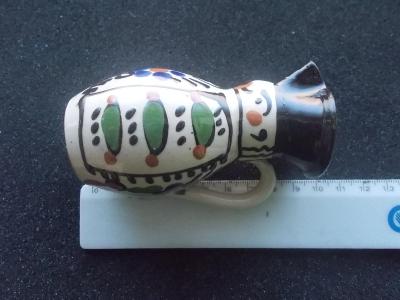 Dekorativní váza vázička keramika malovaná
