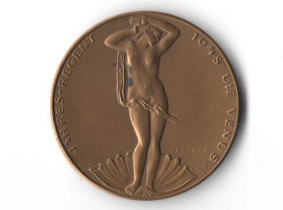 Rakousko, kalendářová medaile "Venuše", 1948, značená