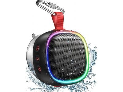 Bluetooth reproduktor LENRUE F9 s RGB světly, vodotesný