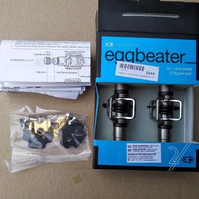 Pedály CRANKBROTHERS EggBeater 2 Silver / Black- NOVÉ (metly)