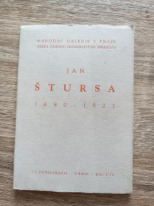 JAN ŠTURSA 1880 - 1925 - 12 fotografií T. Hontyho - rok 1959 pressfoto