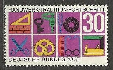 Německo BRD čisté, rok 1968, Mi. 553