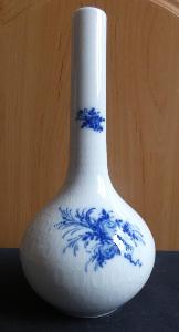 Váza porcelán Rosenthal, forma Romanze, B. Wiinblad, kobalt 21,5 cm