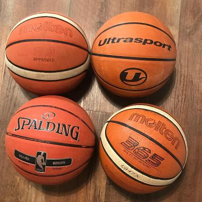 Basketbalové míče 4 kusy!