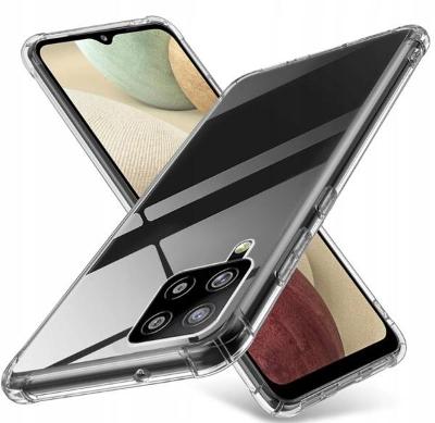 Zesílený průhledný ohebný zadní kryt Antishock pro Samsung Galaxy A12