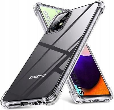 Zesílený průhledný ohebný zadní kryt Antishock Samsung Galaxy A52 5G