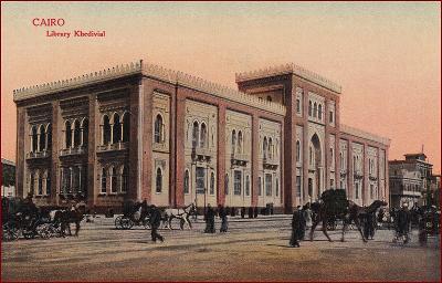 Cairo (Káhira) * Khedival Library, knihovna * Egypt (Afrika) * Z2018