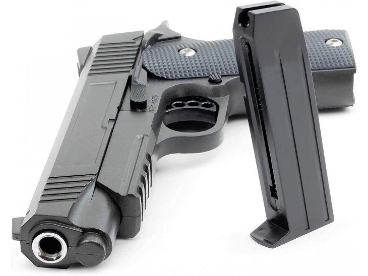 Airsoftová kovová pistole Galaxy G.38 na plastové kuličky - Airsoft
