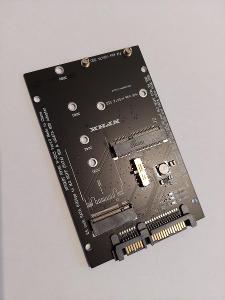 Apple  redukce čtečka SSD disků M.2 NGFF a mSATA na SATA 22 (7+15) pin