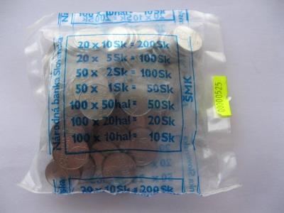 Bankovní balíček 100 ks 10 haléř 2001  SK - Neotevřené !!!