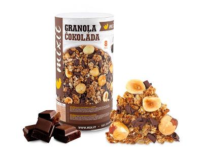 Mixit Granola z pece (čokoláda a lískové ořechy) 570g