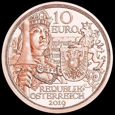 10 Euro - sběratelská edice 2019 RYTÍŘSTVÍ (UNC)