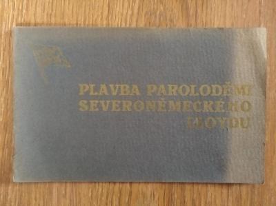 Plavba paroloděmi severoněmeckého Lloydu - stará brožura