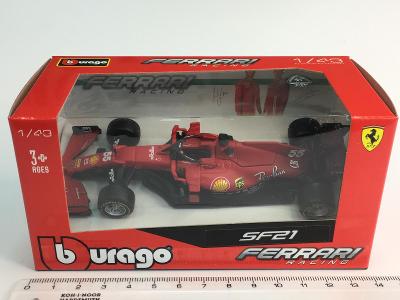 Scuderia Ferrari SF21 #55 2021 C.Sainz 1/43 Bburago (M4-x)