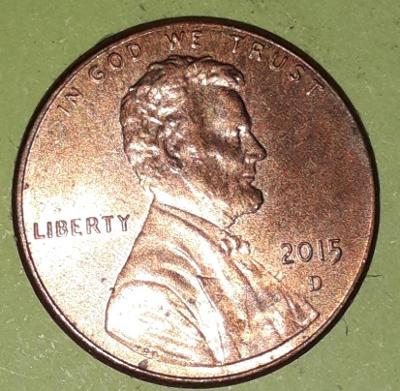 mince Spojené státy americké 1 cent, 2015