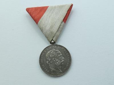 R-U vyznamenání - Medaile pro pražské měšťanské ozbrojené sbory - 1866