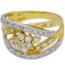 Zlatý prsteň s briliantmi 5,70 g 0.70ct P2 14kt vel.55 000021306181 - Šperky
