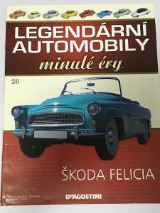 časopis Legendární automobily minulé éry č.26 Škoda Felicia bez modelu