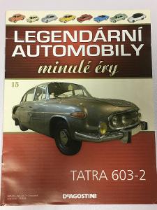 časopis Legendární automobily minulé éry č.15 Tatra 603-2 - bez modelu