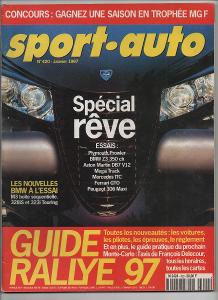 Francouzský moto. časopis Sport Autos n°420/1997 Dakar a Rally 1997